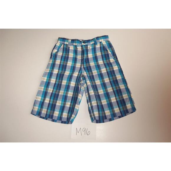 Cherokee Plaid Shorts Size 10 Adjustable Waist -0813M96 - Picture 1 of 1